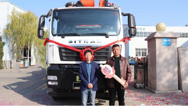 再下一“城”！科尼樂67米泵車刷新膠州市場新標(biāo)桿！
