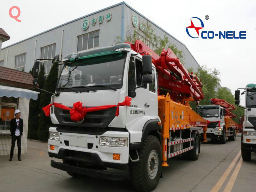 小型泵車，小型混凝土泵車，天泵